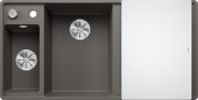 Мойка для кухни Blanco Axia III 6 S-F 99х50 см чаша слева SILGRANIT® PuraDur® вулканический серый 527230