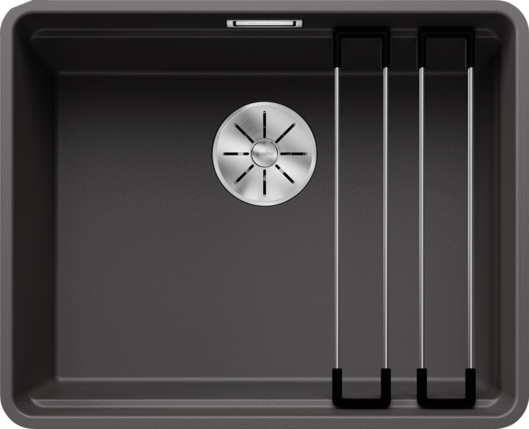 Мойка для кухни Blanco Etagon 500-F 52,7х42,7 см SILGRANIT PuraDur® темная скала 526344