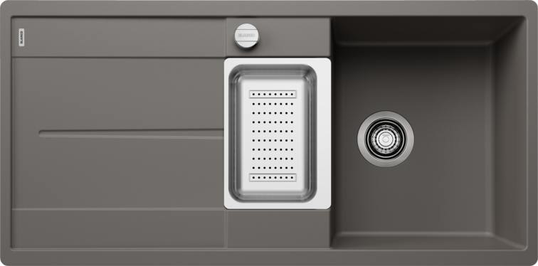 Мийка для кухні Blanco Metra 6 S-F 99х49 см SILGRANIT® PuraDur® вулканічний сірий 527301