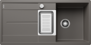 Мойка для кухни Blanco Metra 6 S-F 99х49 см SILGRANIT® PuraDur® вулканический серый 527301