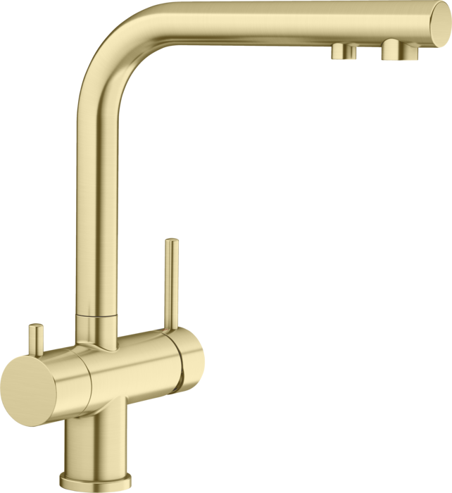 Смеситель для кухни Blanco Fontas II под фильтр сатиновое золото 526692