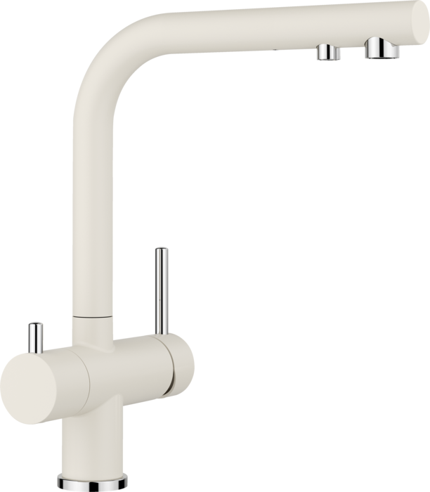 Змішувач для кухні Blanco Fontas II під фільтр Silgranit м'який білий 526943