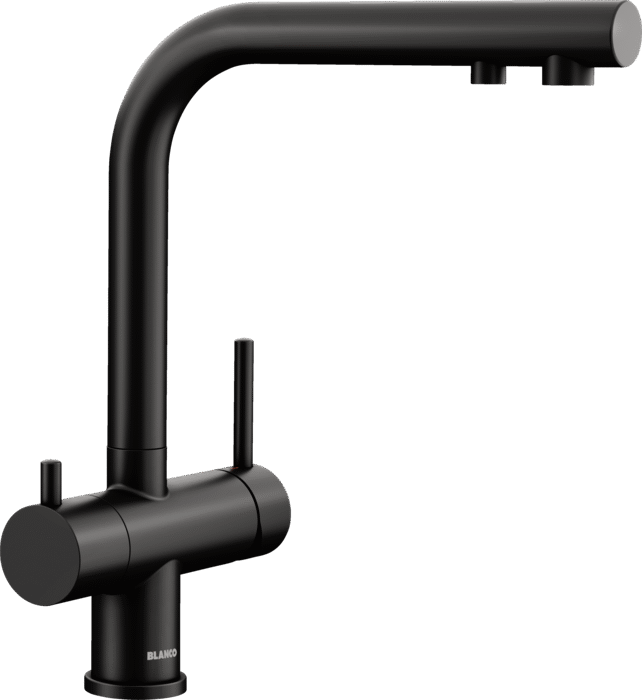 Змішувач для кухні Blanco Fontas II під фільтр Silgranit чорний матовий 526670