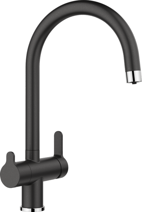 Змішувач для кухні Blanco Trima Filter під фільтр Silgranit антрацит 526214