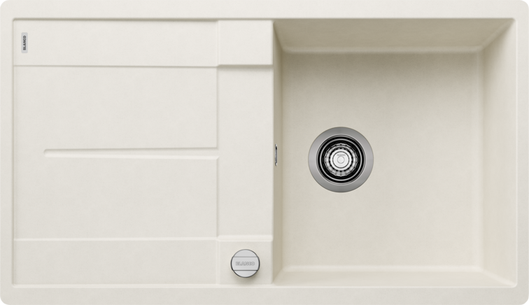 Мийка для кухні Blanco Metra 5 S-F 85х49 см SILGRANIT® PuraDur® м'який білий 527111