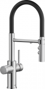 Змішувач для кухні Blanco Catris-S Flexo Filter під фільтр з висувною лійкою PVD нержавіюча сталь 526706