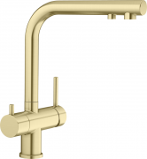 Смеситель для кухни Blanco Fontas II под фильтр сатиновое золото 526692