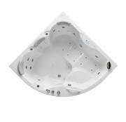 Ванна акриловая Kolpa San Gaia 160х160 см гидромассажная со встроенным смесителем Waterfall и панелью белый 513910