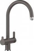 Смеситель для кухни Blanco Trima Filter под фильтр Silgranit темная скала 526221