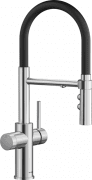 Смеситель для кухни Blanco Catris-S Flexo Filter под фильтр с выдвижной лейкой PVD нержавеющая сталь 526706