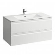 Тумба з раковиною Laufen Pro S 100х50х54,5 см МДФ білий глянсовий H8619654751041