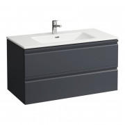 Тумба з раковиною Laufen Pro S 100х50х54,5 см МДФ графіт H8619654801041
