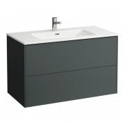 Тумба з раковиною Laufen Pro S 100х50х61 см МДФ сірий H8649622661041