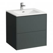 Тумба с раковиной Laufen Pro S 60х50х61 см МДФ серый H8649602661041