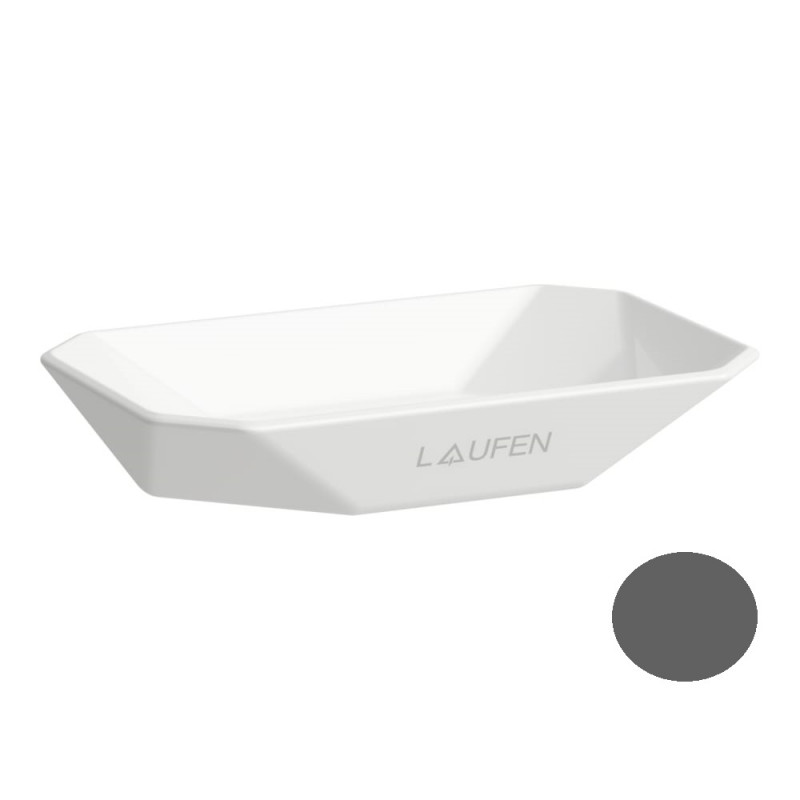 Мильниця для ванної кімнати Laufen Home Collection кераміка графіт матовий H8777767580001