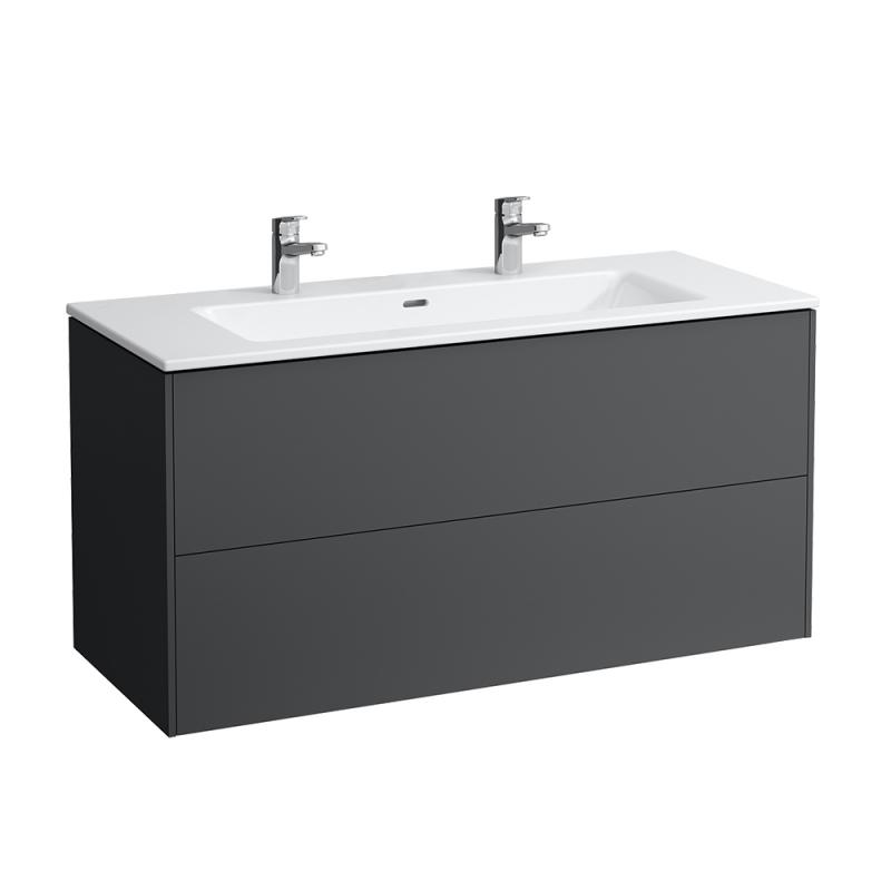 Тумба с раковиной Laufen Pro S 120х50х61 см МДФ серый H8649632661071