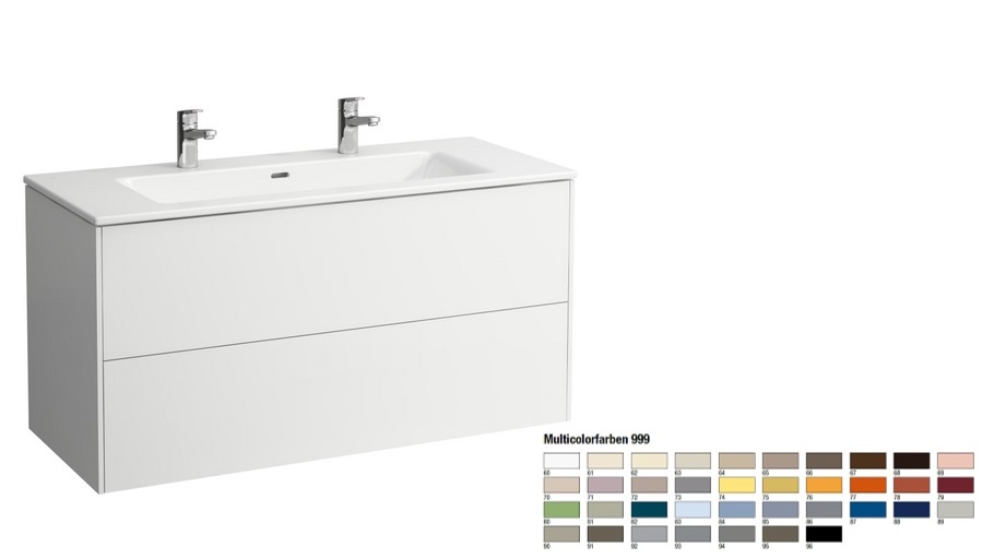 Тумба с раковиной Laufen Pro S 120х50х61 см МДФ цвет на выбор H8649639991071