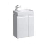 Тумба з раковиною Laufen Pro S 48х28х66,5 см петлі зліва МДФ білий H8629654631041