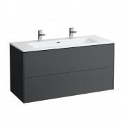 Тумба з раковиною Laufen Pro S 120х50х61 см МДФ сірий H8649632661071