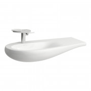 Раковина для ванной Laufen IL Bagno Alessi One 90х50 см с 1 отверстием керамика белый с покрытием LCC H8149754001041