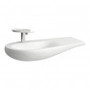 Раковина для ванной Laufen IL Bagno Alessi One 90х50 см с 1 отверстием керамика белый с покрытием LCC H8149754001041
