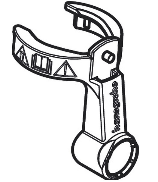 Сервисный инструмент Hansgrohe для термической дезинфекции 93913000