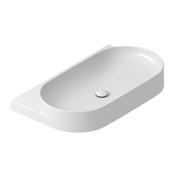 Раковина для ванної кімнати Ravak Yard 800 80,5х50 см кераміка білий XJX01280002