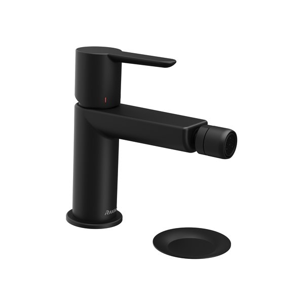 Смеситель для биде Ravak Puri PU 055.20 однорычажный с донным клапаном черный X070189