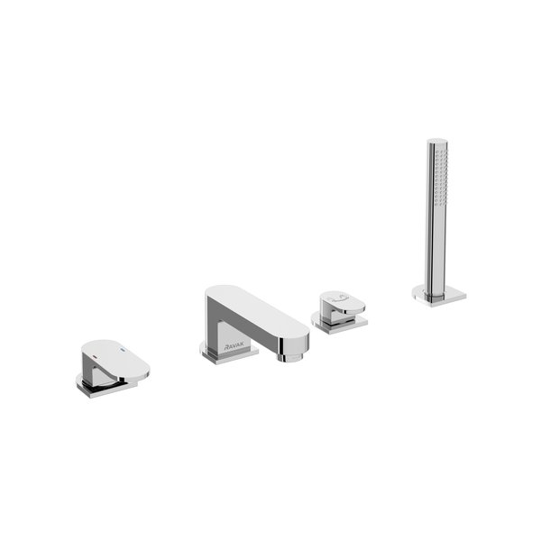 Смеситель на борт ванны Ravak Chrome CR 026.00 на 4 отверстия хром X070170