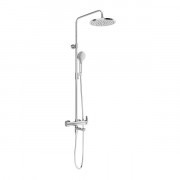 Душова стійка розсувна Ravak DS 092.00 із змішувачем метал/пластик глянсовий хром X07P642