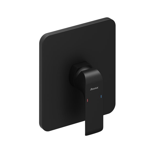 Смеситель для душа Ravak Flat FL 066.20 встраиваемый однорычажный черный X070180