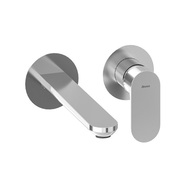 Смеситель для раковины Ravak Eleganta настенный однорычажный хром X070212