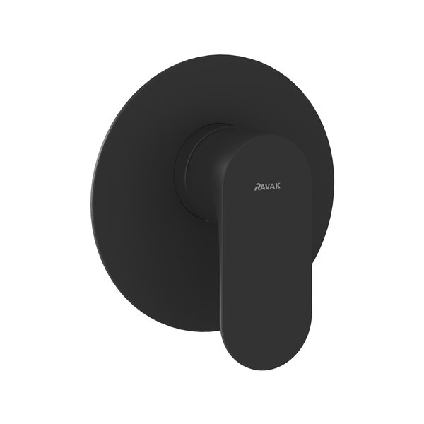 Смеситель для душа Ravak Eleganta встраиваемый однорычажный черный матовый X070299