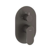 Смеситель для душа Ravak Eleganta встраиваемый на 2 потребителя графит матовый X070338