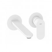 Смеситель для раковины Ravak Eleganta настенный однорычажный белый матовый X070255