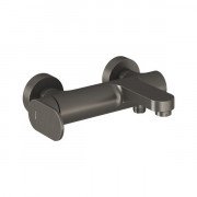 Смеситель для ванной Ravak Eleganta настенный однорычажный графит матовый X070330