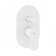 Смеситель для душа Ravak Eleganta встраиваемый однорычажный белый матовый X070261