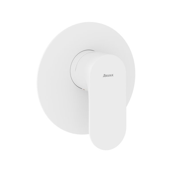 Змішувач для душу Ravak Eleganta вбудований одноважільний білий матовий X070262