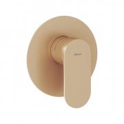 Смеситель для душа Ravak Eleganta встраиваемый однорычажный розовое золото матовое X070373