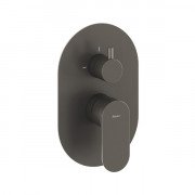 Смеситель для душа Ravak Eleganta встраиваемый на 2 потребителя графит матовый X070338