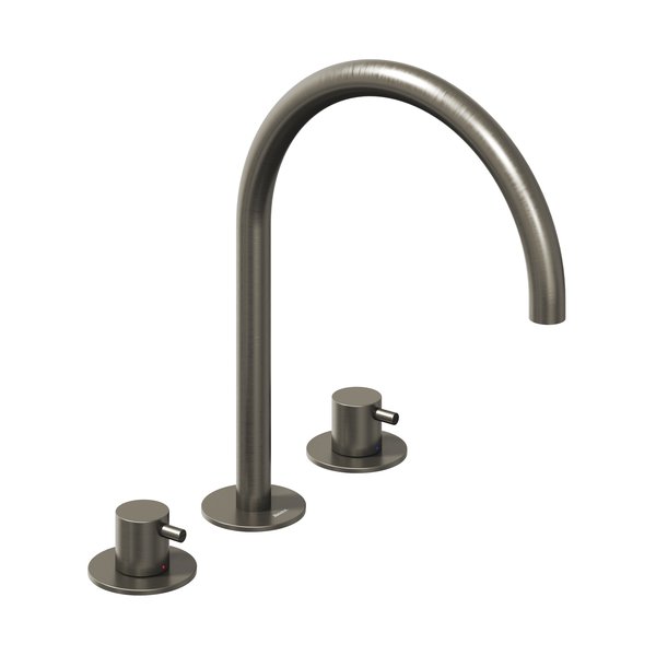 Смеситель для раковины Ravak Espirit двухрычажный на 3 отверстия графит матовый X070312