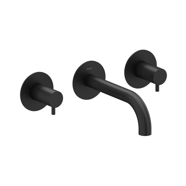 Змішувач для раковини Ravak Espirit настінний двоважільний чорний матовий X070276