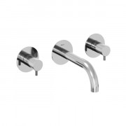 Смеситель для раковины Ravak Espirit настенный двухрычажный хром X070196