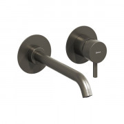 Смеситель для раковины Ravak Espirit настенный однорычажный графит матовый X070315