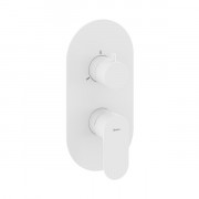 Смеситель для душа Ravak Eleganta встраиваемый на 3 потребителя белый матовый X070260