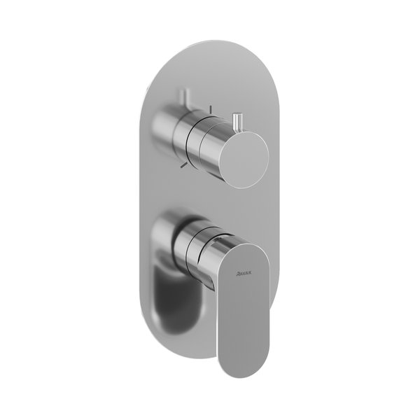 Смеситель для душа Ravak Eleganta встраиваемый на 3 потребителя хром X070217