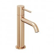 Смеситель для раковины Ravak Espirit однорычажный розовое золото матовое X070347