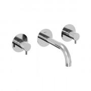 Смеситель для раковины Ravak Espirit настенный двухрычажный хром X070196