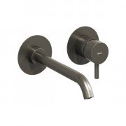 Смеситель для раковины Ravak Espirit настенный однорычажный графит матовый X070315