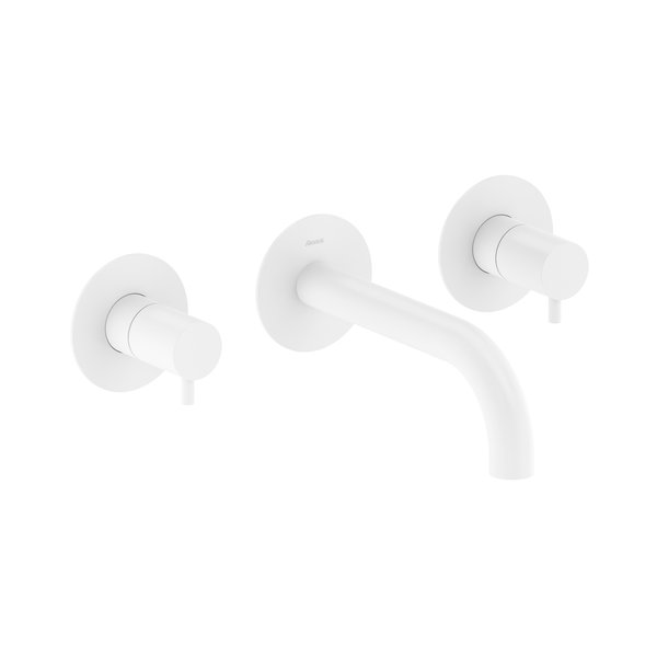 Змішувач для ванної кімнати Ravak Espirit настінний двоважільний білий матовий X070240
